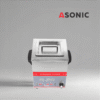 Limpiador ultrasónico industrial ASONIC 3L con tapa Limpiador ultrasónico industrial ASONIC 3L con tapa cerrada de acero inoxidable para una limpieza precisa.