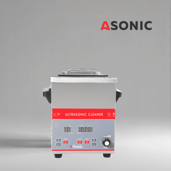 AONIC-IND-30-40kHz-4 Máquina de limpieza ultrasónica ASONIC IND-30, sistema portátil ideal para la limpieza de precisión de objetos pequeños.
