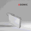 ASONIC-IND-PLATE-2 Transductor ultrasónico de placa ASONIC IND-PLATE, diseño duradero de acero inoxidable para aplicaciones de limpieza ultrasónica industrial.