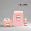 Detergente ultrasónico de uso general ASONIC AS-GEN en envases de 1 l, 5 l y 25 l.