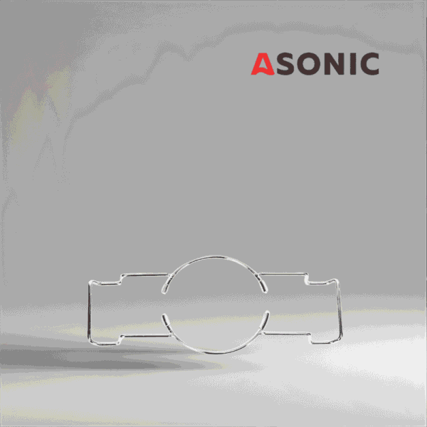 Soporte para becher de laboratorio ASONIC de 2-3 l, accesorio compacto para limpiador ultrasónico para un uso seguro y eficiente en laboratorios