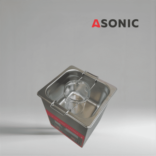 ASONIC BEAKER-PRO-20-2 Becher ultrasónico ASONIC BEAKER-PRO con diseño de vidrio resistente