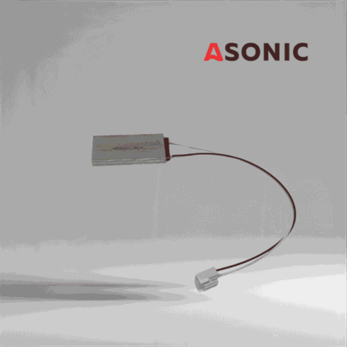 Calentador plano ASONIC de 100 W para tanques de limpiadores ultrasónicos Calentador plano ASONIC de 100 W diseñado para montarse en depósitos de limpiadores ultrasónicos para controlar la temperatura.