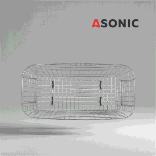 Cesta de acero inoxidable ASONIC PRO-30 BASKET-3 para limpiador ultrasónico PRO-30