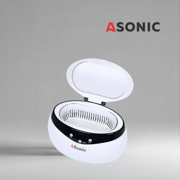 Baño ultrasónico ASONIC HOME-650, unidad de acero inoxidable para la limpieza doméstica fiable de accesorios y herramientas.