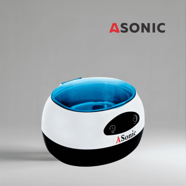 ASONIC HOME-750-2 Limpiador ultrasónico ASONIC HOME-750 para uso doméstico diario, ideal para joyas, gafas y monedas.