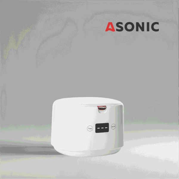 «Limpiador ultrasónico ASONIC HOME-dent, dispositivo portátil para la limpieza de instrumentos dentales y artículos personales.