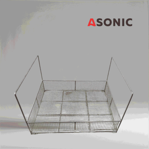 Cesta de acero inoxidable para limpiador ultrasónico industrial ASONIC IND-1000