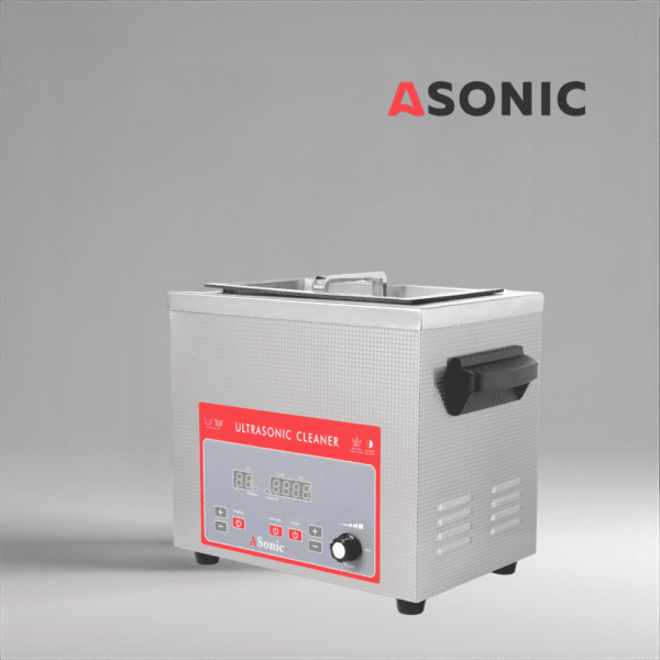 Baño ultrasónico industrial ASONIC IND-40, tanque de acero inoxidable duradero para laboratorios, talleres y clínicas.