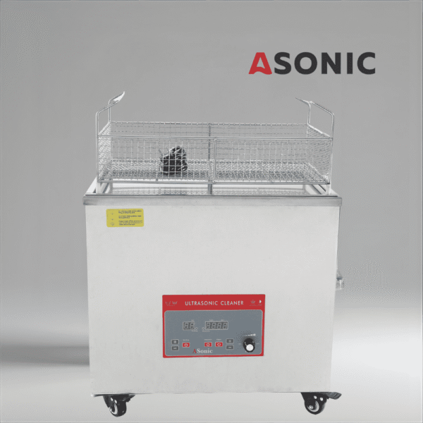 Sistema ultrasónico ASONIC IND-400 que proporciona resultados consistentes para componentes industriales e instrumentos de laboratorio.