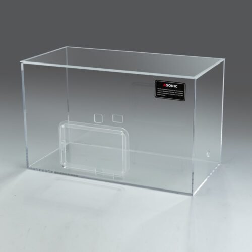 Caja silenciosa ASONIC para limpiadores ultrasónicos de 3 litros, vendida por separado o junto con la unidad de limpieza.