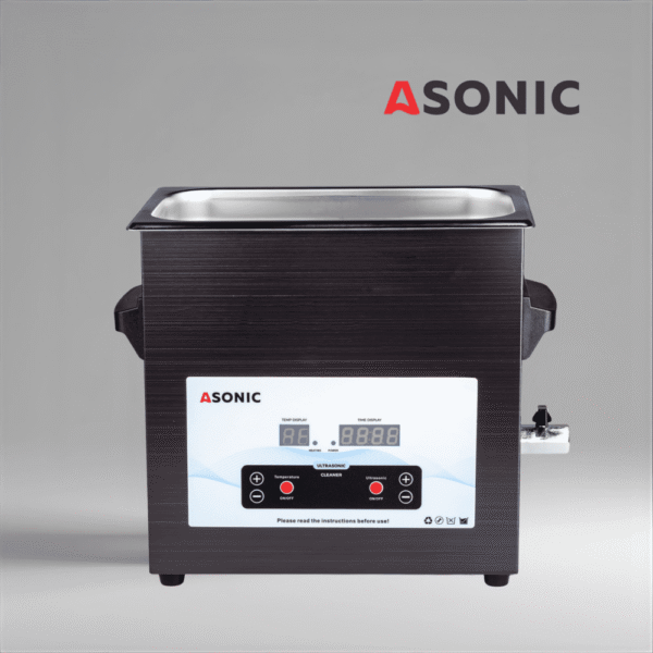 Limpiador ultrasónico compacto ASONIC MED-70 para uso médico y dental