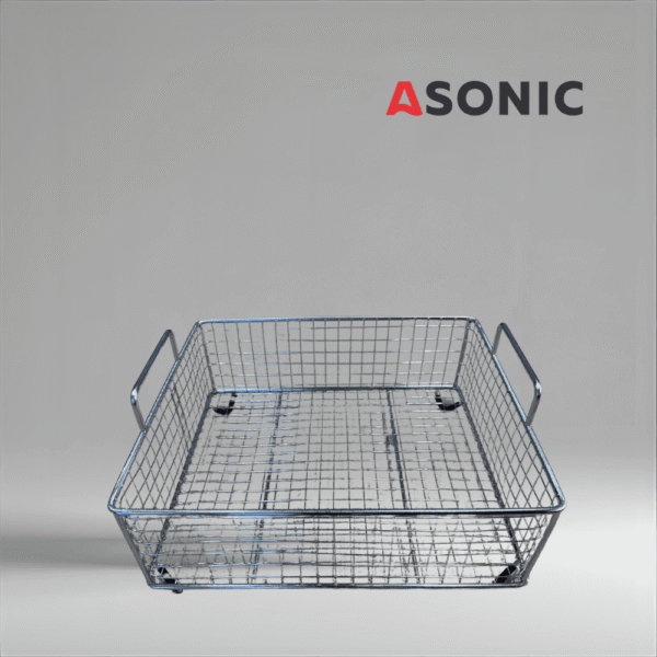 Cesta de acero inoxidable para el limpiador ultrasónico grande ASONIC IND-150