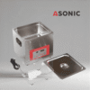 Limpiador ultrasónico ASONIC PRO-150s con sistema de calentamiento para limpieza profunda