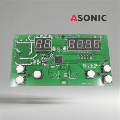 Placa PCB de visualización ASONIC PROmodel, placa de control de repuesto para limpiadores ultrasónicos, que proporciona un funcionamiento preciso y una interfaz clara.