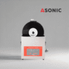 La solución ultrasónica ASONIC Vinyl Cleaner-05 está diseñada para la limpieza segura y eficaz de hasta 5 discos de vinilo.