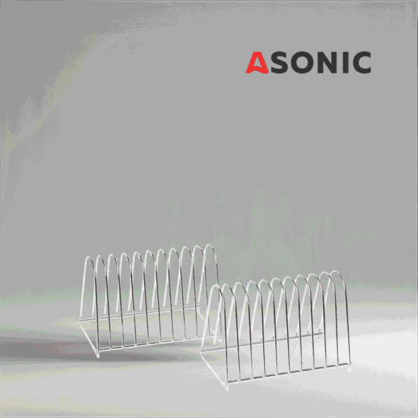 ASONIC-VINYL-HOLD-10 Soporte para discos ASONIC Vinyl Hold-10 diseñado para máquinas de limpieza ultrasónica, solución segura para múltiples LP.