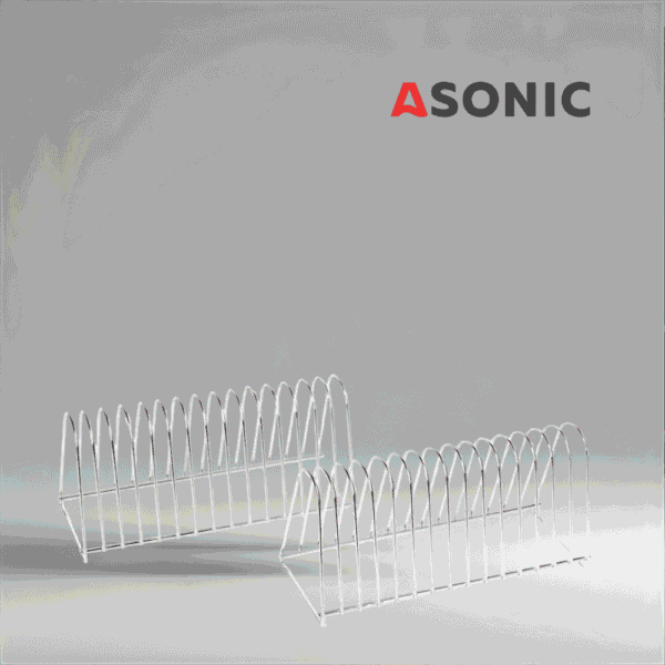 ASONIC-VINYL-HOLD-15 Accesorio ASONIC Vinyl Hold-15, soporte duradero para limpiar hasta 15 discos de vinilo de forma segura en limpiadores ultrasónicos.
