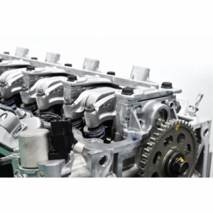 Esta imagen muestra el motor de un automóvil